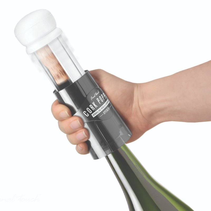 Final Touch Champagne Kork Popper - 1 stk (13 x 6 cm) - Temashop