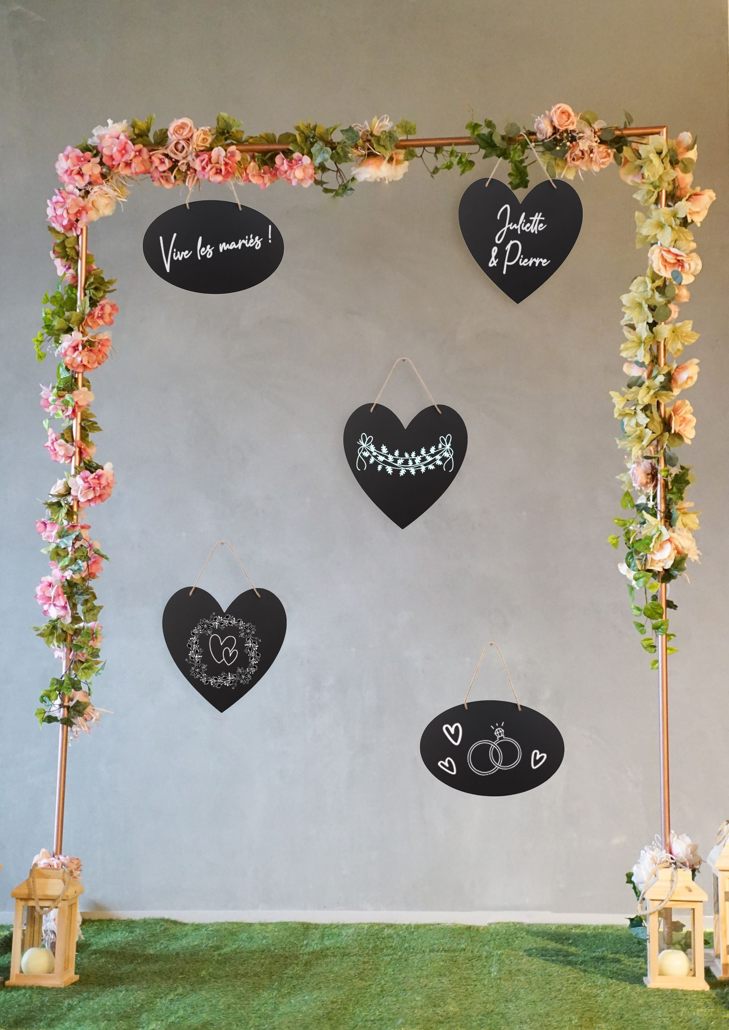 Firkantet Backdrop Guld - 1 stk (1,5 m x 2 m x 22 mm) - Temashop