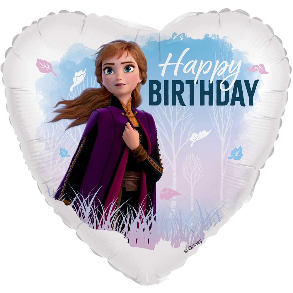 DisneyÂ® Frozen Anna Happy Birthday Folieballon
