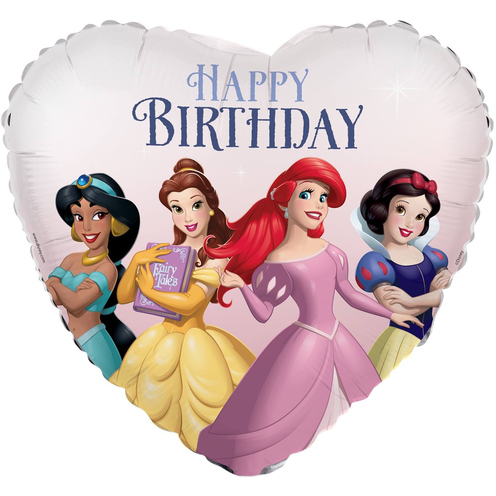 Disney PrincessÂ® Hjerte Folieballon