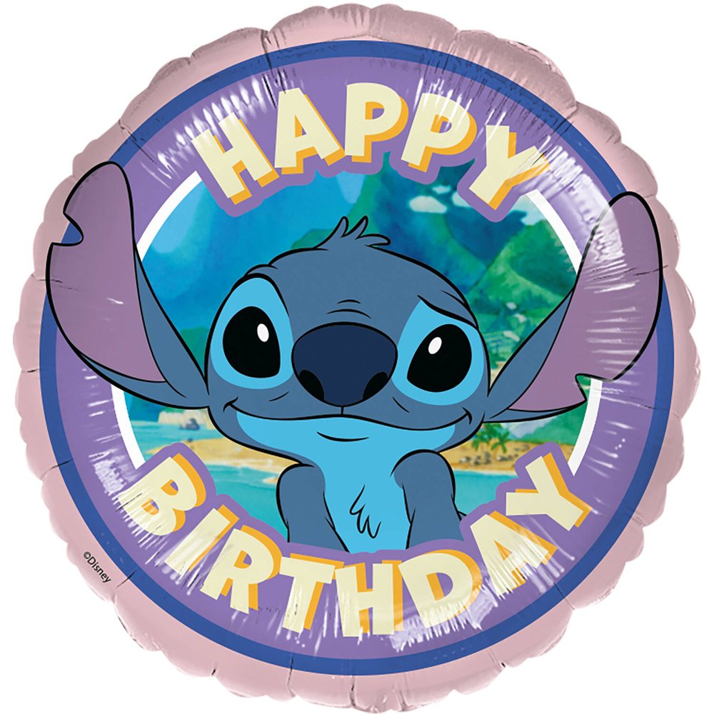 Stitch Folieballon - 5 stk (45 cm) | Stitch Folieballoner - Temashop