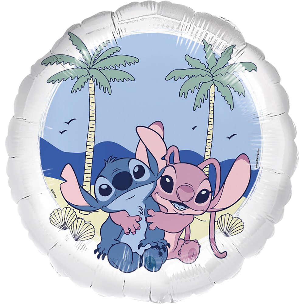 Stitch Angel Folieballon - 1 stk (45 cm) | Stitch Folieballoner - Temashop