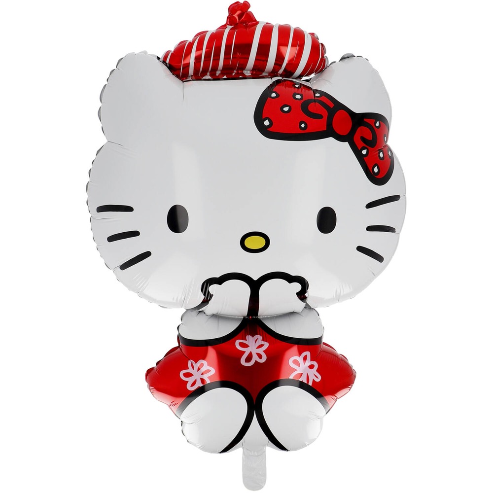 Hello Kitty Paris Folieballon - 1 stk (48 x 71 cm) | Hello Kitty Folieballoner - Temashop