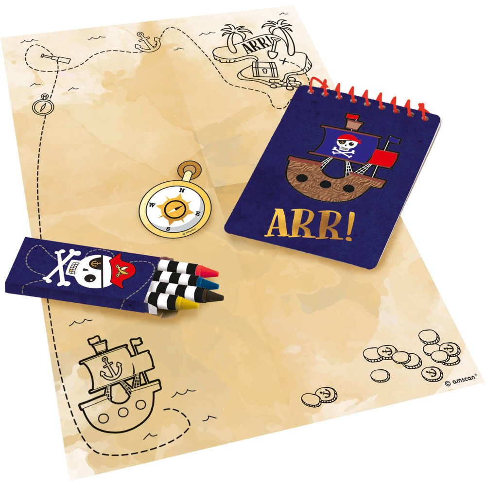 Pirat Skattekort Spil | Pirat Selskabsspil - Temashop