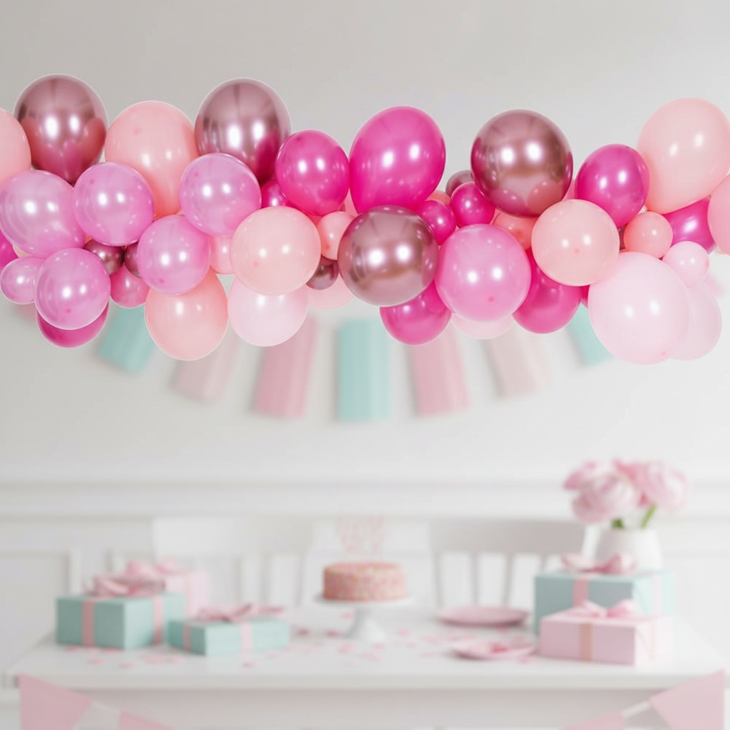 Ballonbue Pink Mix - 62 dele | Pink tema Ballonbue - Temashop
