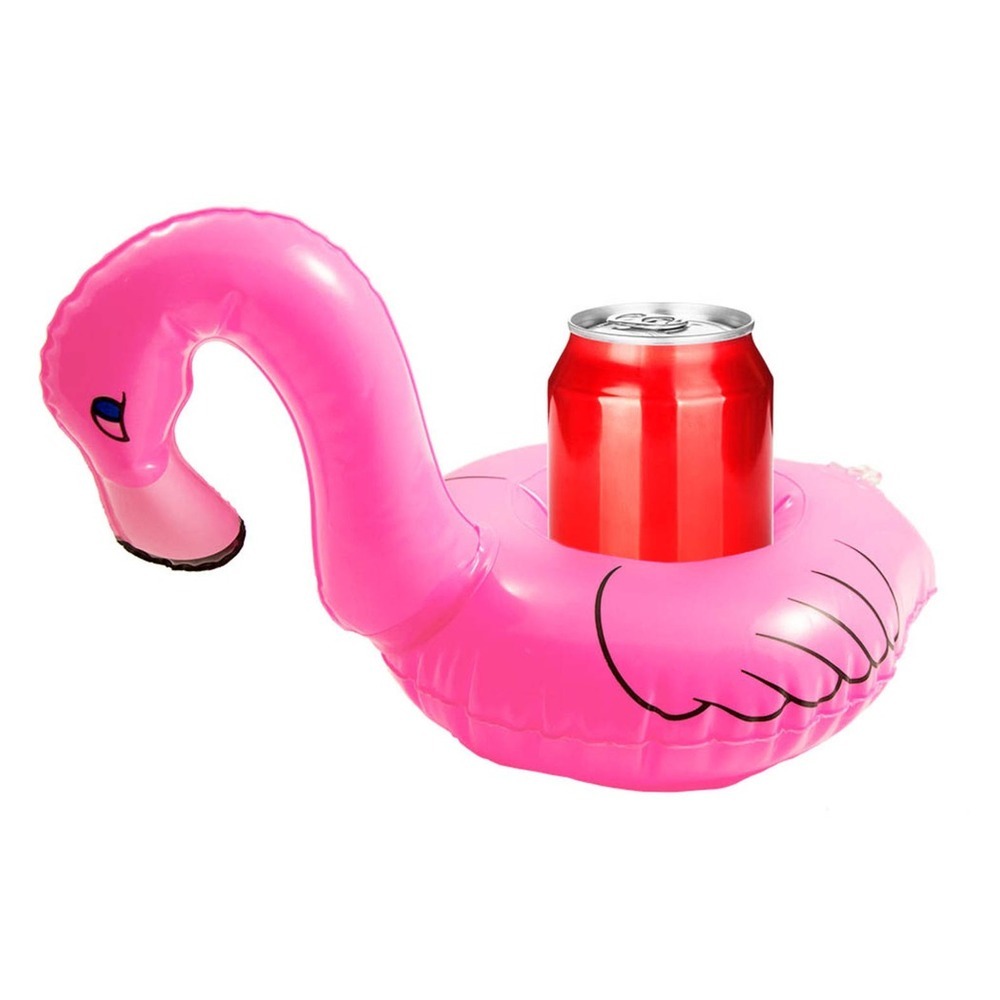 Oppustelig Flamingo Kopholder (25 x 15 cm) | Flamingo Oppusteligt - Temashop