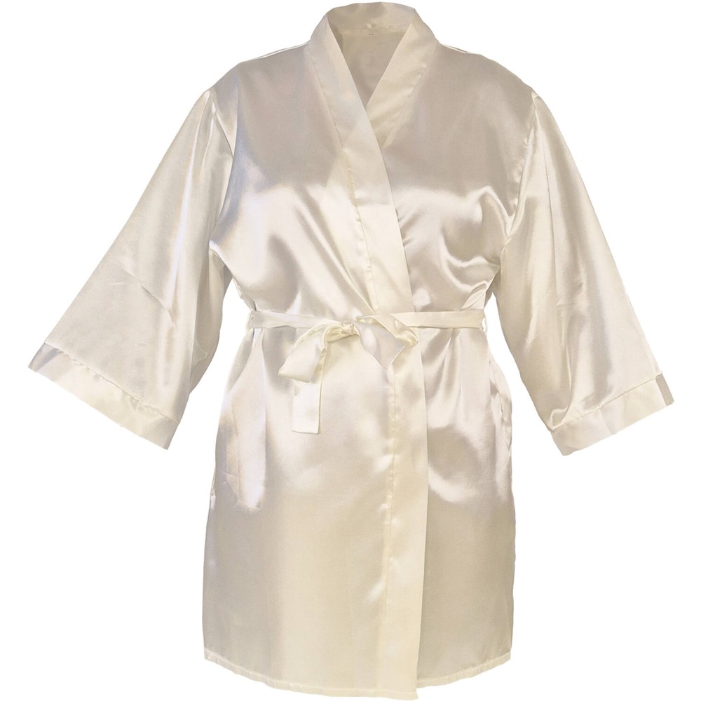 Brud Morgenkåbe Hvid | Bryllup kostume til kvinder - Temashop