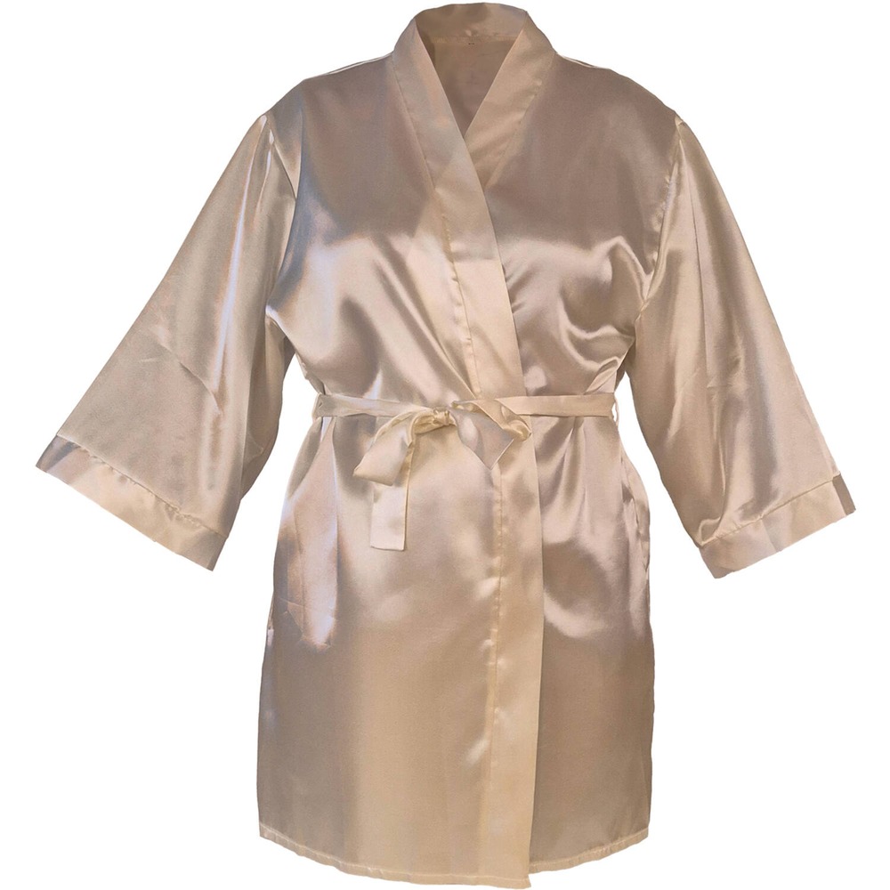 Bride Squad Badekåbe Creme | Bryllup kostume til kvinder - Temashop
