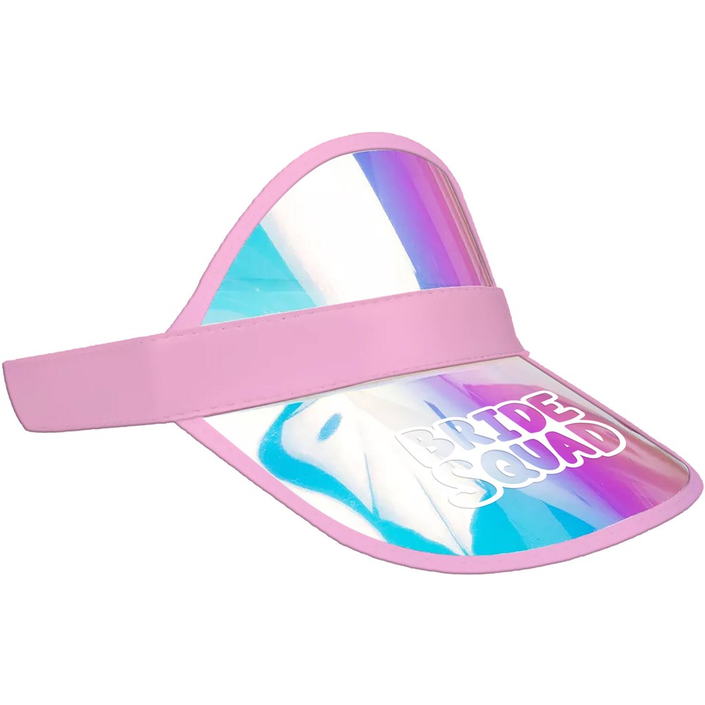 Bride Squad Solskærm | Bachelorette Hat / Hue / Hjelm - Hovedtilbehør - Temashop