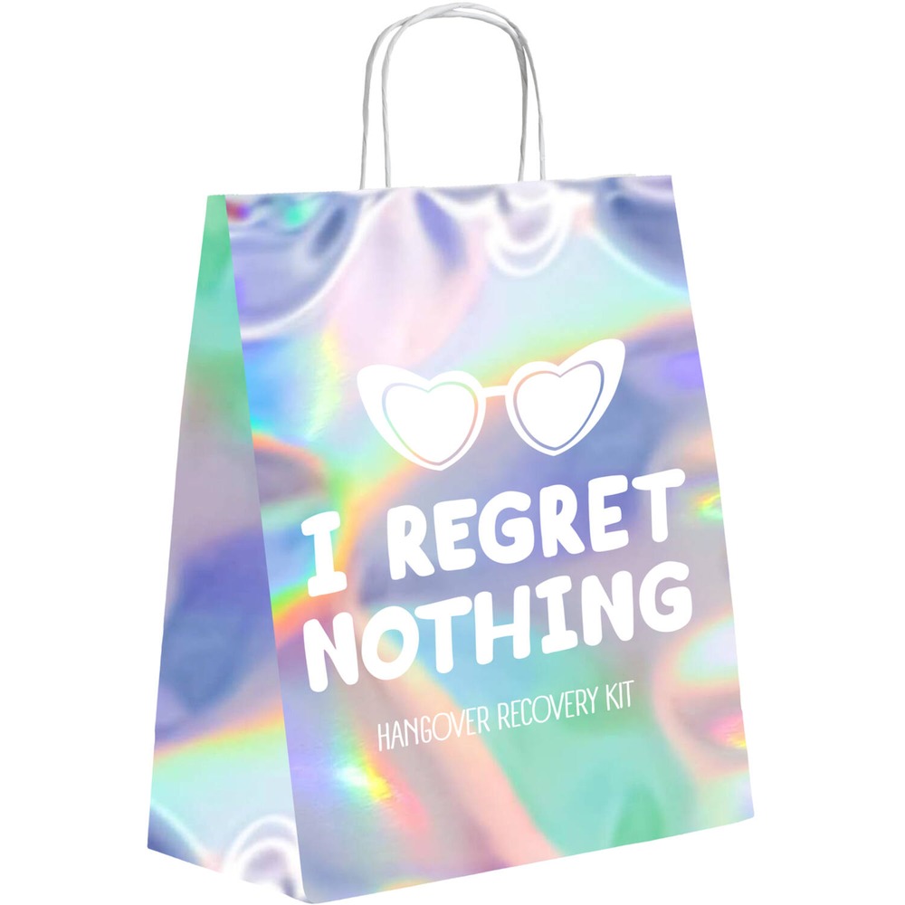 I Regret Nothing Gaveposer - 3 stk | Bachelorette Poser / Goodiebags - Temashop