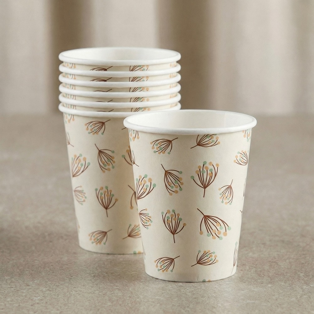 Blooming Little One Papkrus - 8 stk (250 ml) | Babyshower Krus - Temashop