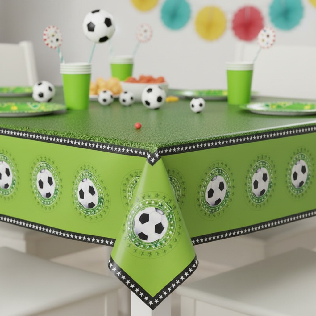 Fodbold Dug Grøn - 1 stk (130 x 180 cm) | Fodbold Duge - Temashop
