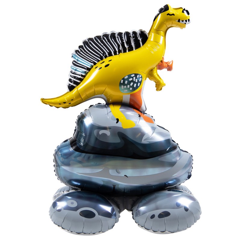Dinosaur På Klippe Folieballon