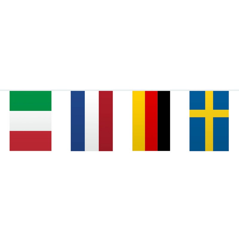 Europæisk Flagguirlande