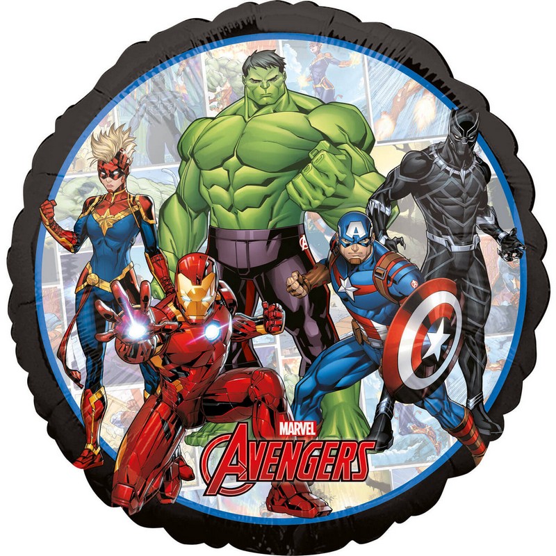 AvengersÂ® Rund Folieballon