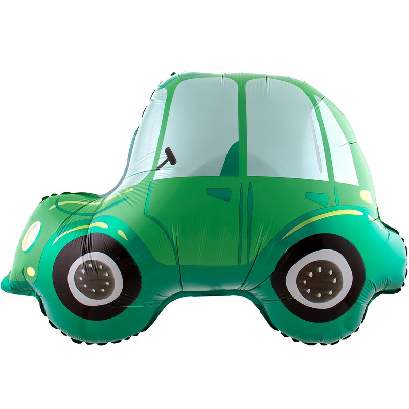 Bil Folieballon Grøn
