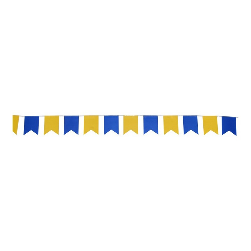 Flag Guirlande Blå/Gul