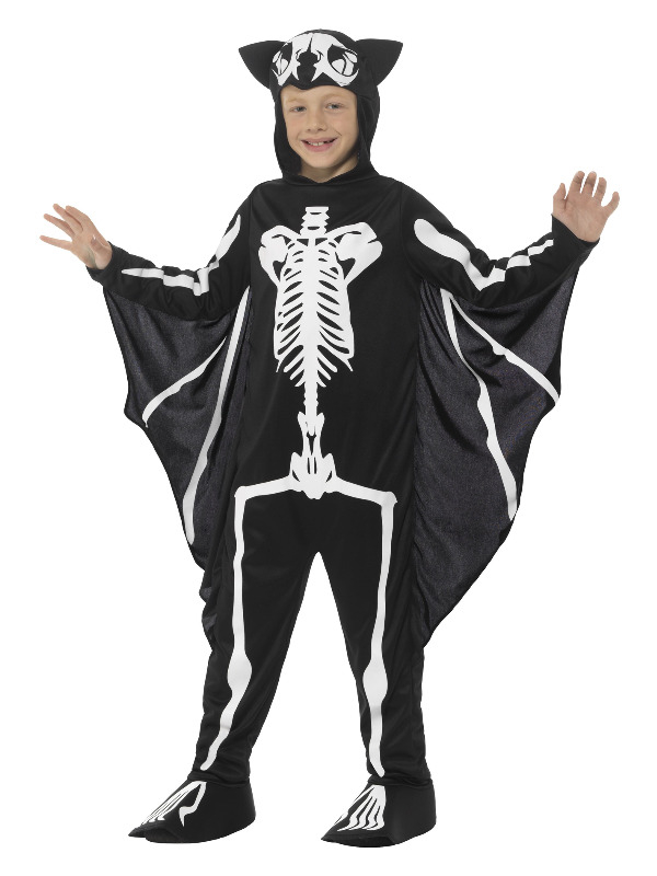 flagermus skelet boernekostume kostumer halloween kostumer til drenge