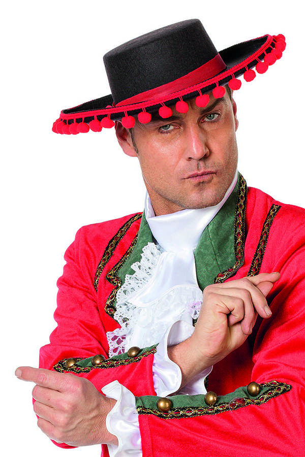 Flamenco Hat | Flamenco Hat / Hue / Hjelm - Hovedtilbehør - Temashop