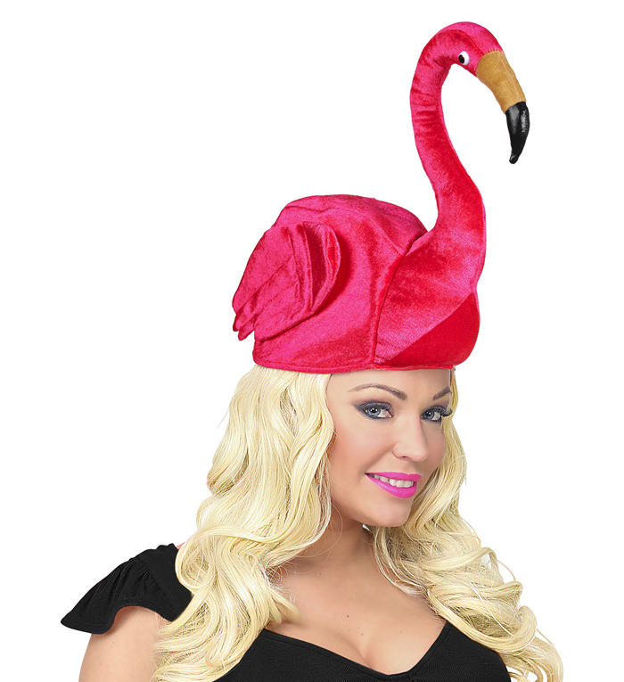 Flamingo Hat | Flamingo Hat / Hue / Hjelm - Hovedtilbehør - Temashop