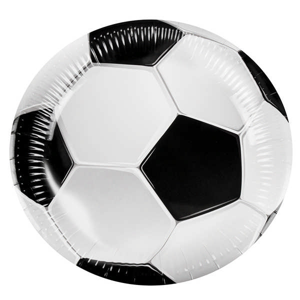 fodbold tallerkener festartikler fodbold foedselsdag