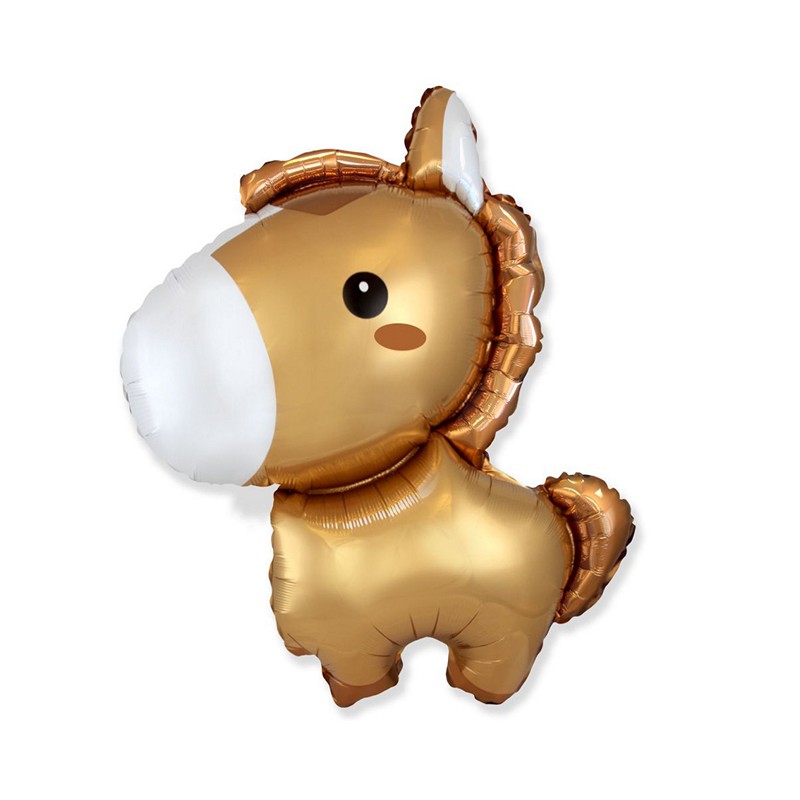 Føl Folieballon Brun