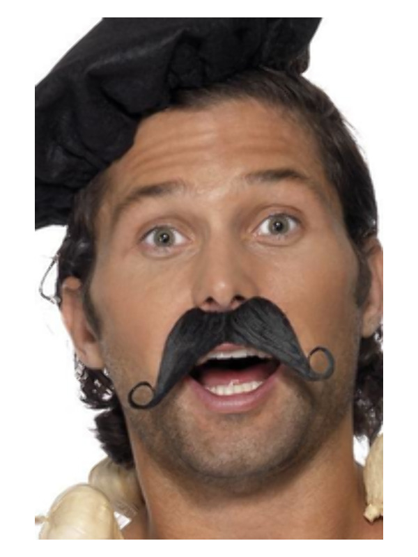 Fransk Moustache | Frankrig Skæg - Hovedtilbehør - Temashop