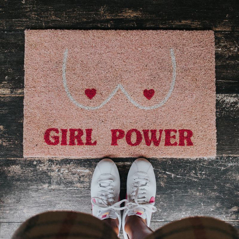 Girl Power Dørmåtte