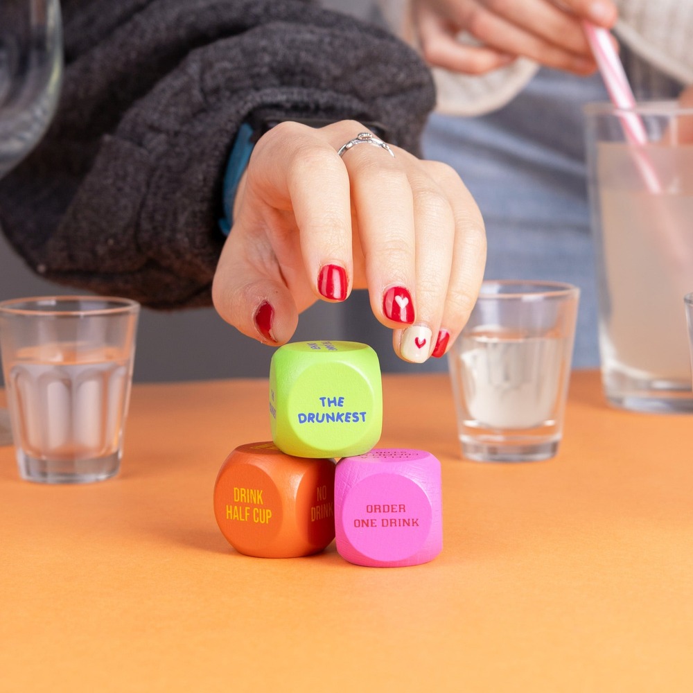 Fiesta Drukspil Terninger (3 x 3 cm) | Fiesta Drukspil - Temashop