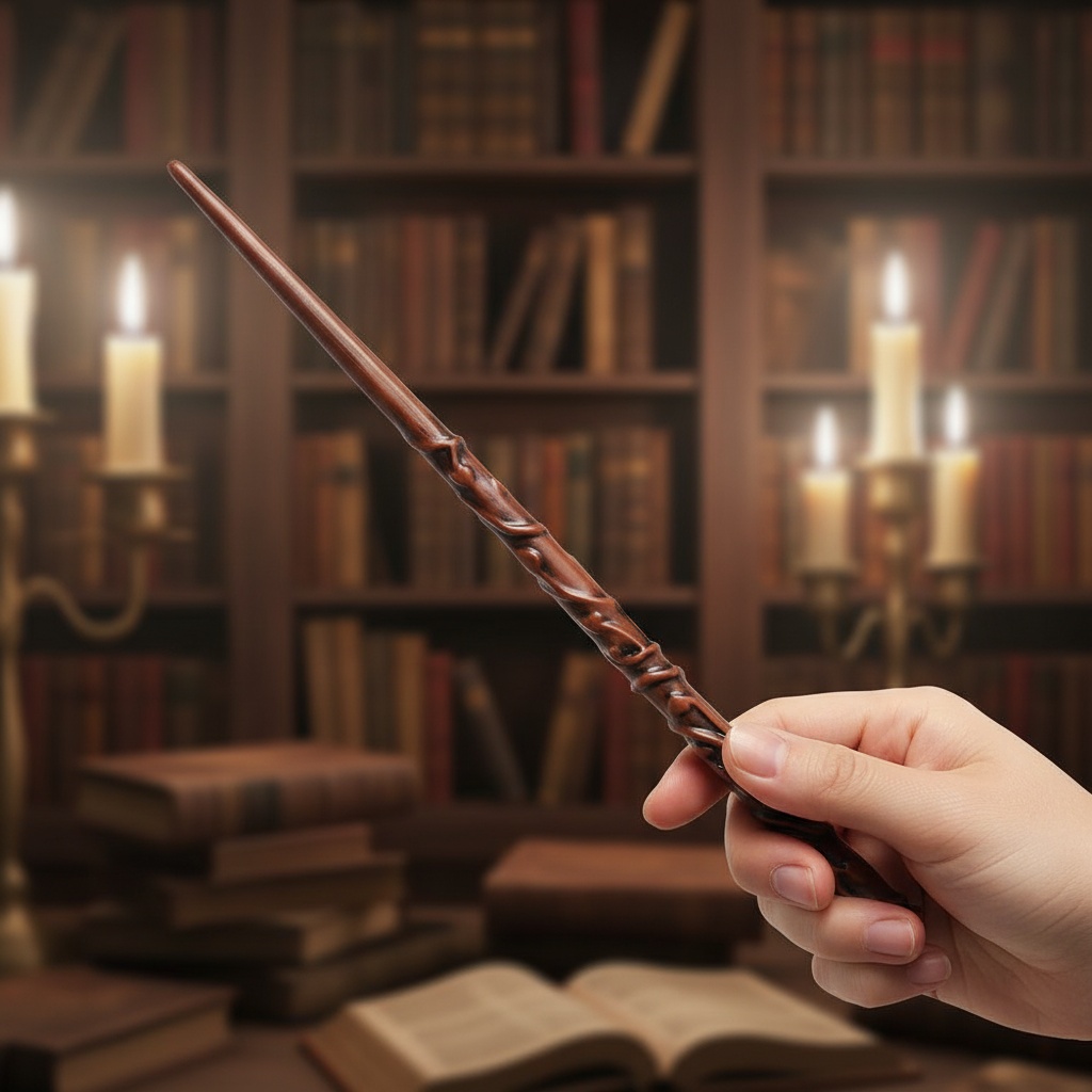 Harry Potter Hermione Granger Tryllestav | Harry Potter Stokke / Stave - Kropstilbehør - Temashop