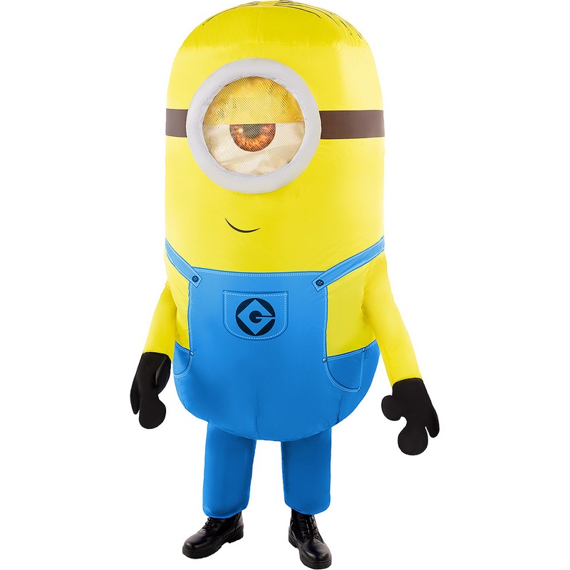 Minions Oppusteligt Kostume - Børne TV kostume til voksne | Minions - Temashop