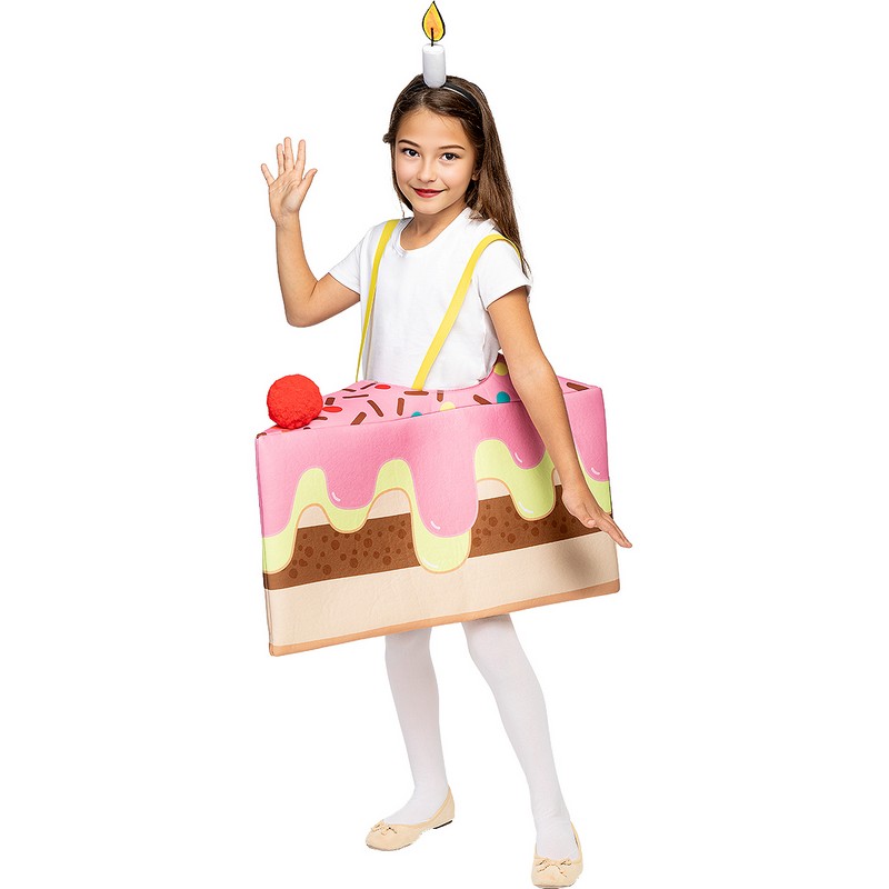 Fødselsdagskage Børnekostume