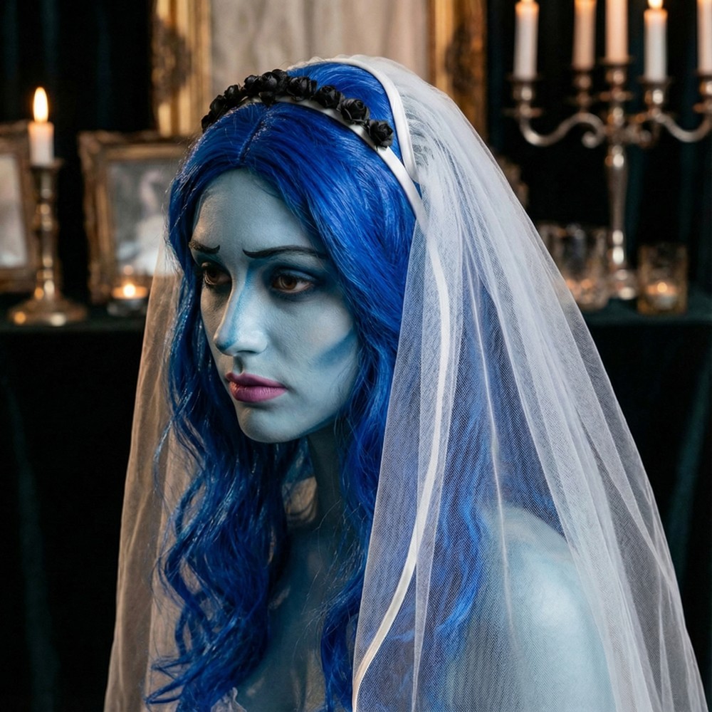 Corpse Bride Brudeslør Hårbøjle | Corpse Bride Hårbøjle / Pandebånd / Hårbånd - Hovedtilbehør - Temashop