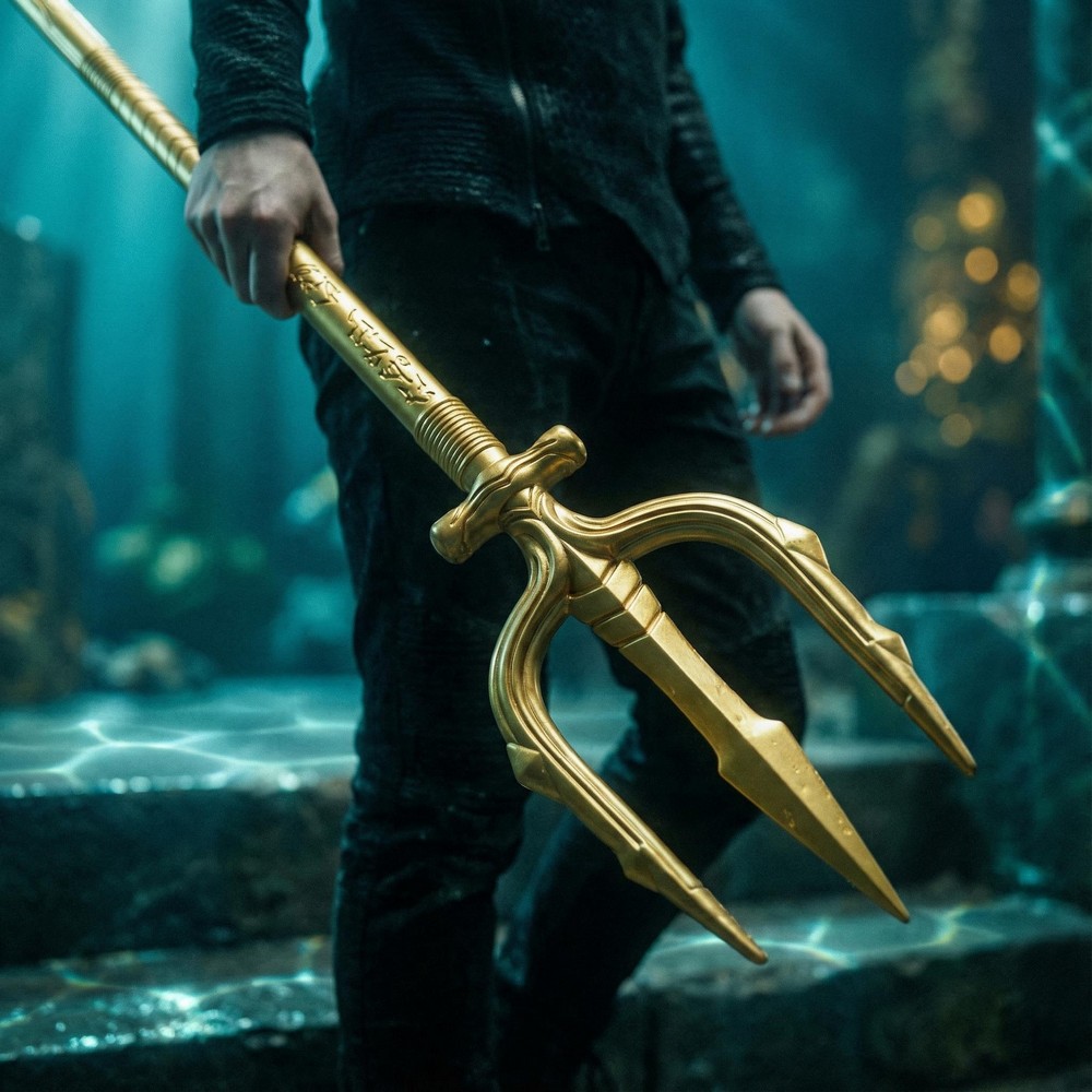 Aquaman Trefork | Aquaman Våben - Kropstilbehør - Temashop