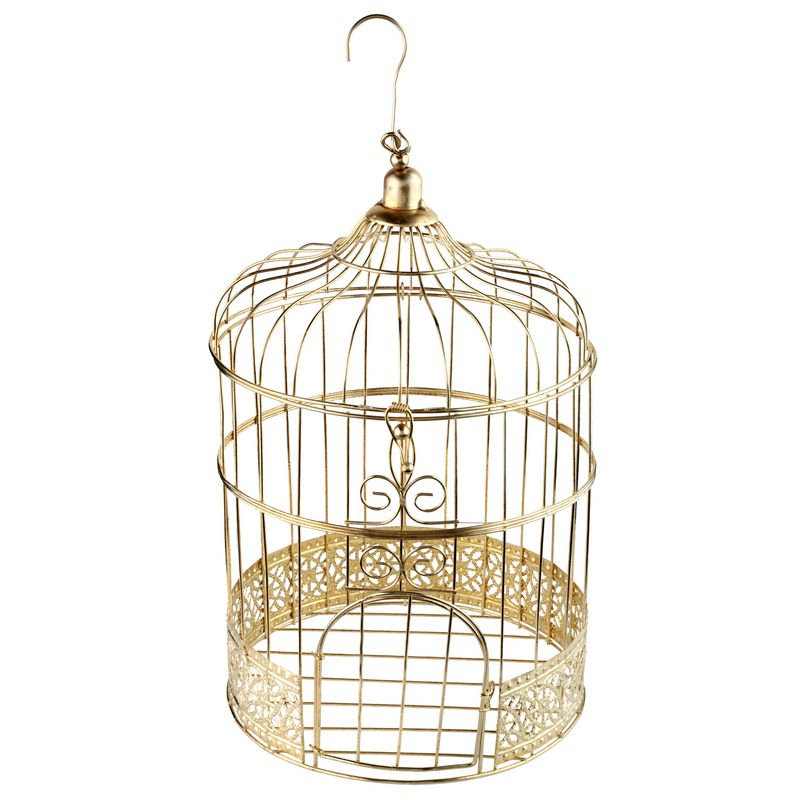 Fuglebur Dekoration Guld - 1 stk (20 x 31 cm) - Temashop
