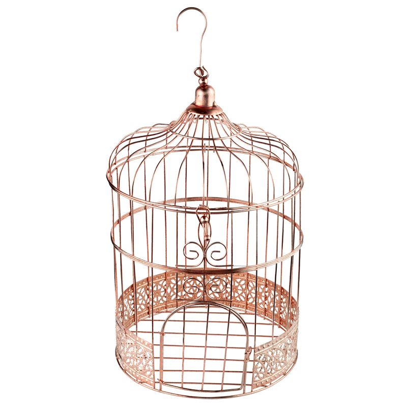 Fuglebur Dekoration Rosaguld - 1 stk (20 x 31 cm) - Temashop
