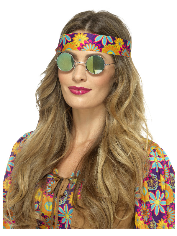 Funky Hippie Briller Spejlglas | 60'erne Hippie Briller - Hovedtilbehør - Temashop
