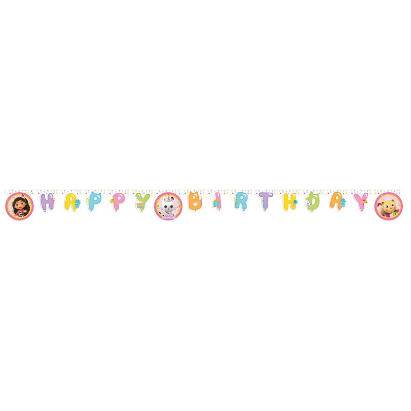Gabby's Dollhouse® Happy Birthday Guirlande