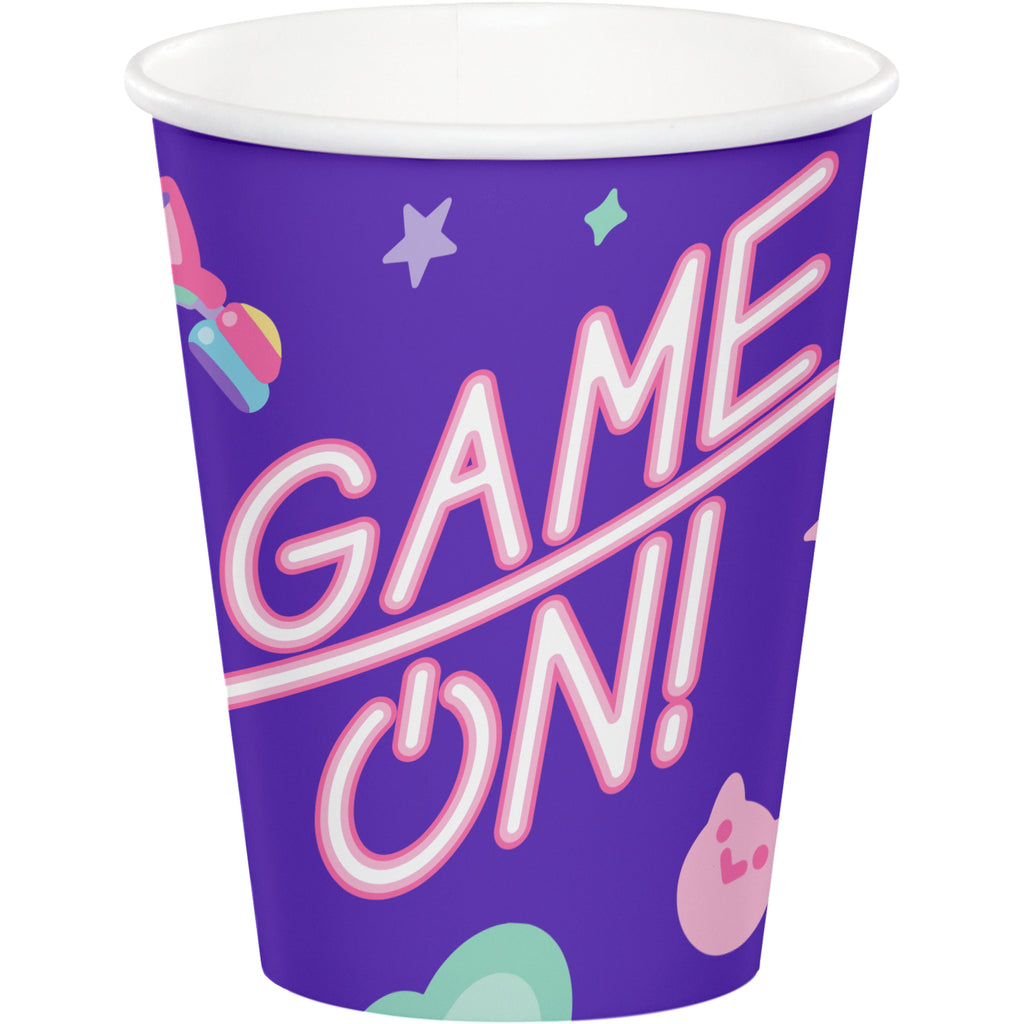 Gamer Papkrus - 8 stk (256 ml) | Computerspil Krus - Temashop