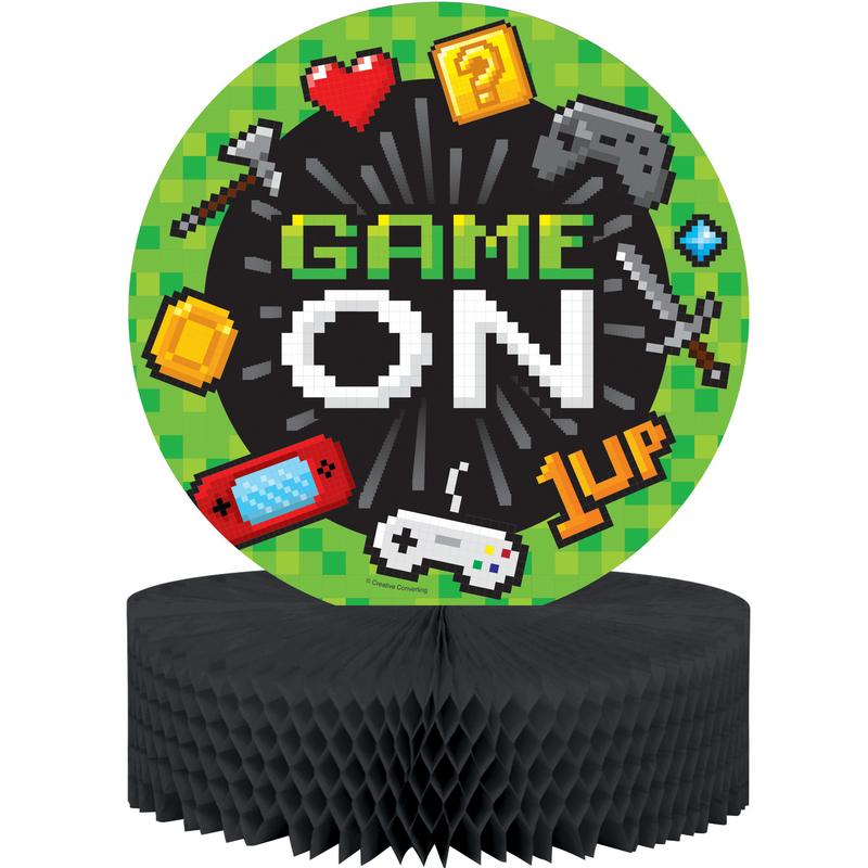 Gaming Party Borddekoration - 1 stk (23 x 30,5 cm) | Computerspil Centerpieces - Temashop