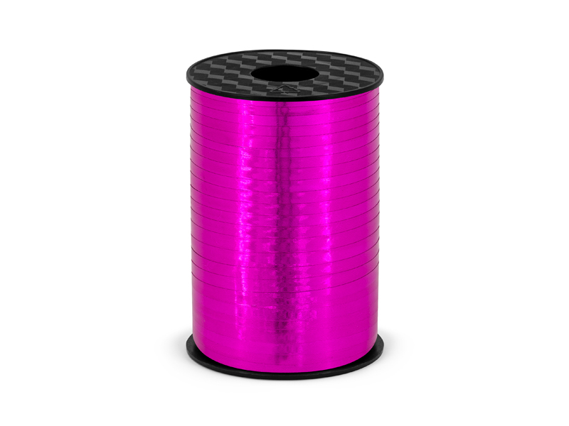 Gavebånd Metallisk Hot Pink - 1 stk (225 m) | Pink tema Bånd - Temashop