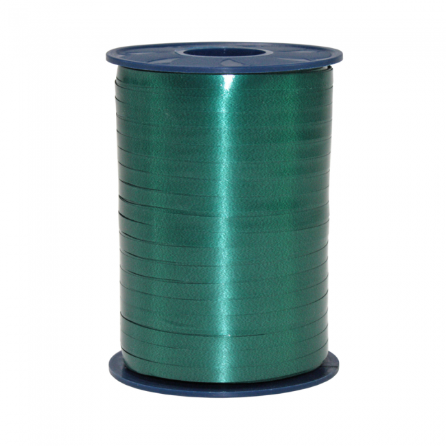 Gavebånd Mørkegrøn - 1 stk (500 m x 5 mm) | Grønt tema Bånd - Temashop