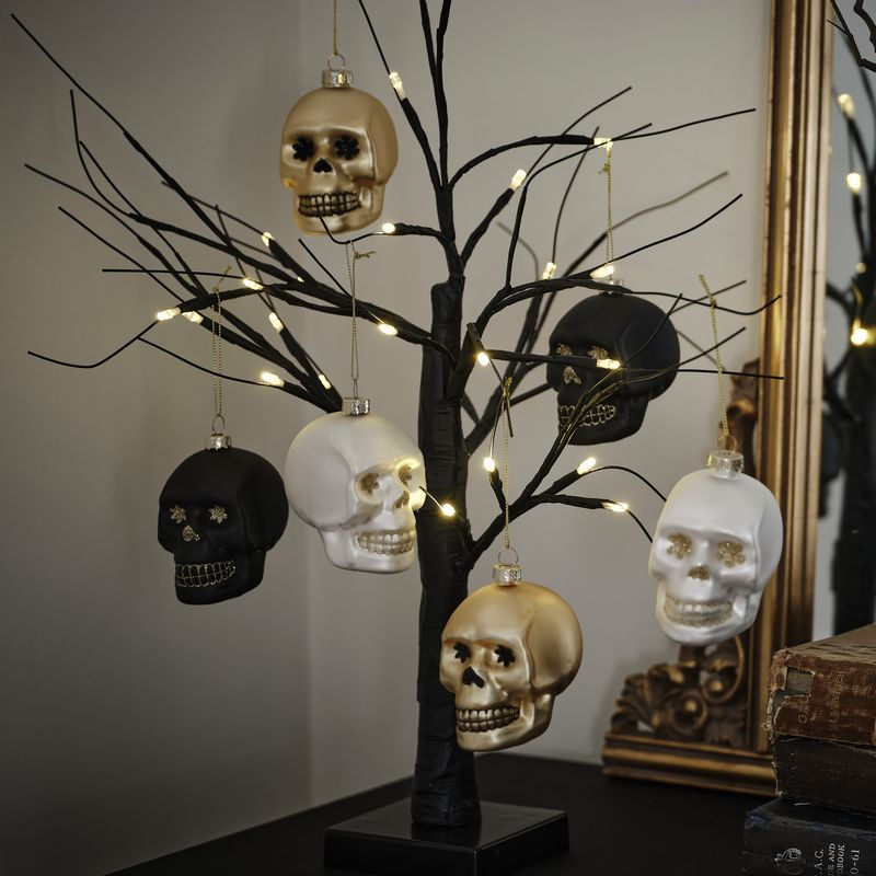Kranie Halloweendekorationer