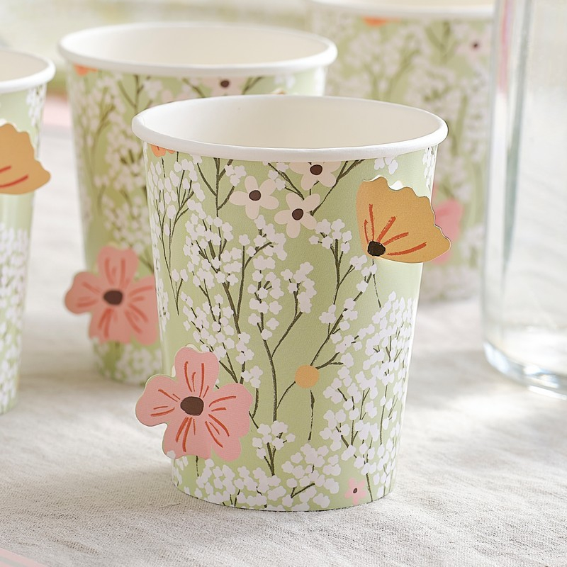 Blomster Papkrus Grøn