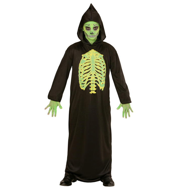 Giftig Manden Med Leen Børnekostume - Halloween kostume til børn i størrelserne 104-170 | Manden med leen udklædning til børn - Temashop