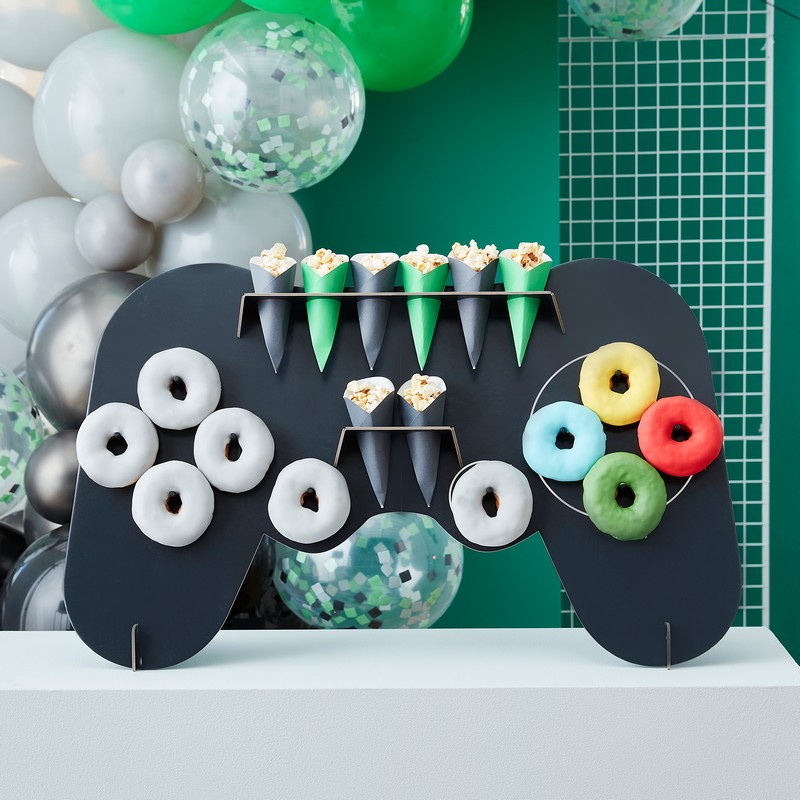 Gaming Controller Snack & Kageopsats - 1 stk (43 x 70 cm) | Computerspil Kagestand - Temashop