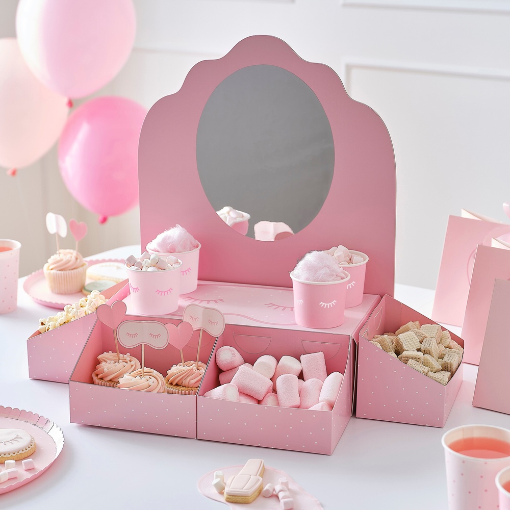 Pamper Party Snackstand - 1 stk | Pink tema Display / Stativer - Temashop