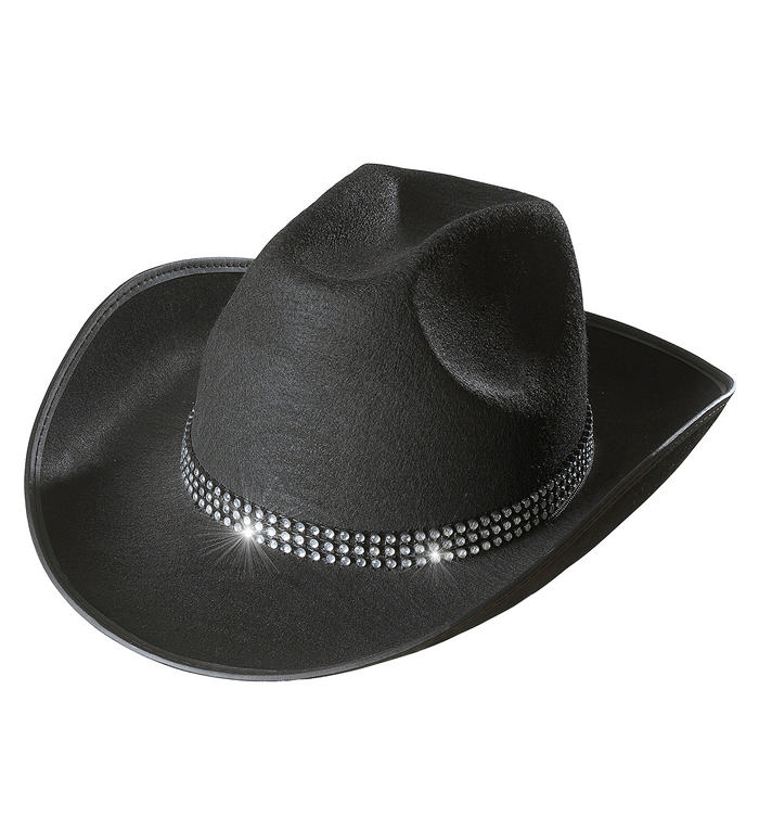Glitter cowboyhat | Det vilde vesten Hat / Hue / Hjelm - Hovedtilbehør - Temashop
