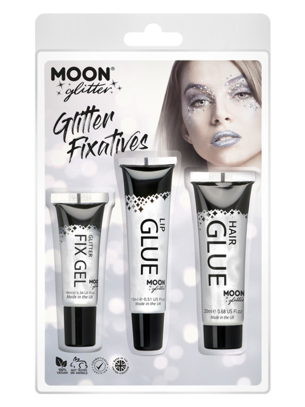 Glitter Fix Gel Sæt Transparent | Sminke / Makeup - Makeup & Negle - Temashop