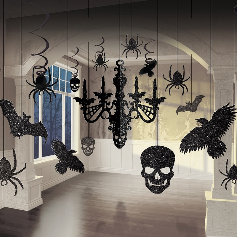 Glitter Halloween Loftsdekorationer